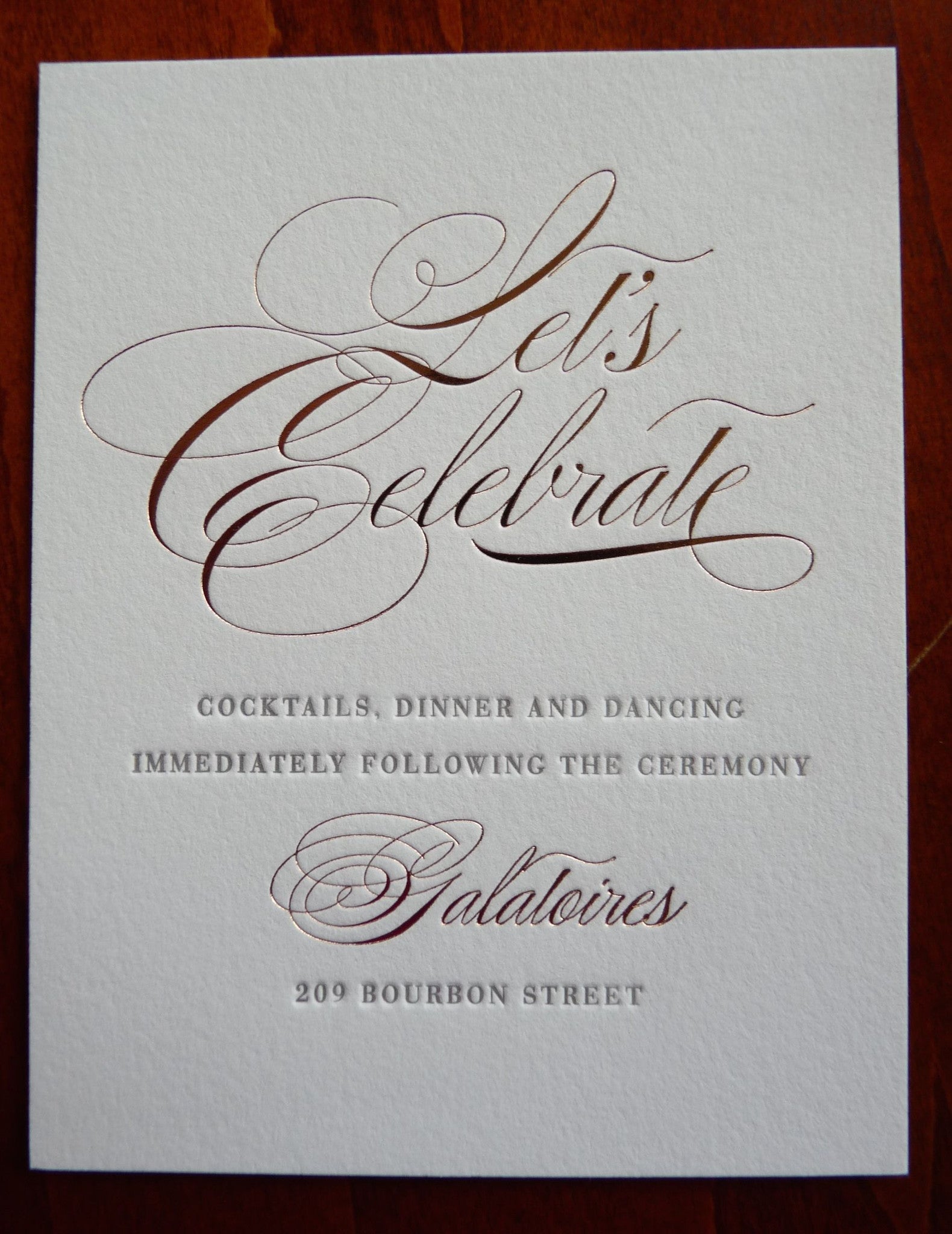 Violet - Haute Papier Luxe Deux Wedding