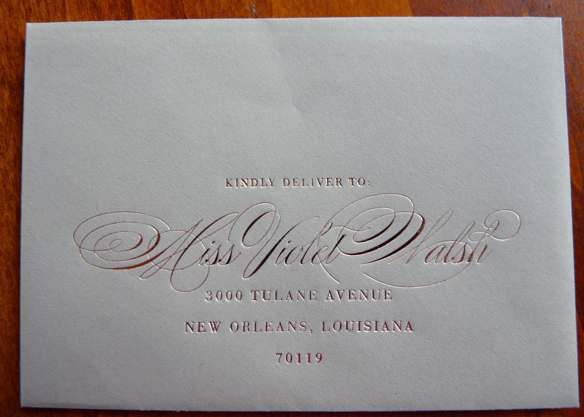 Violet - Haute Papier Luxe Deux Wedding