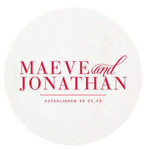 Letterpress Coasters - Park Avenue