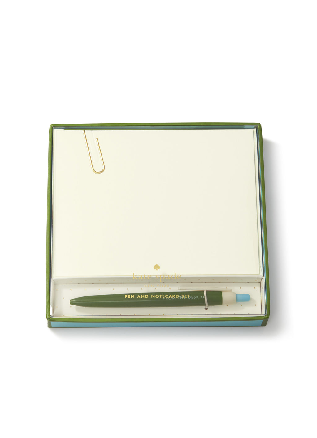 kate spade new york® from the desk of pen and notecard set