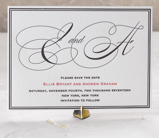 Ellis + Andrew Save the Date