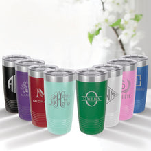 Load image into Gallery viewer, Monogrammed Tumbler - 20oz
