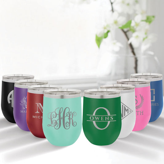 Monogrammed Tumbler - 12oz