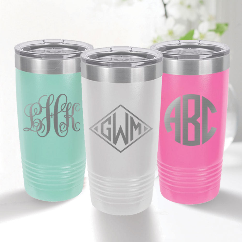 Monogrammed Tumbler - 20oz