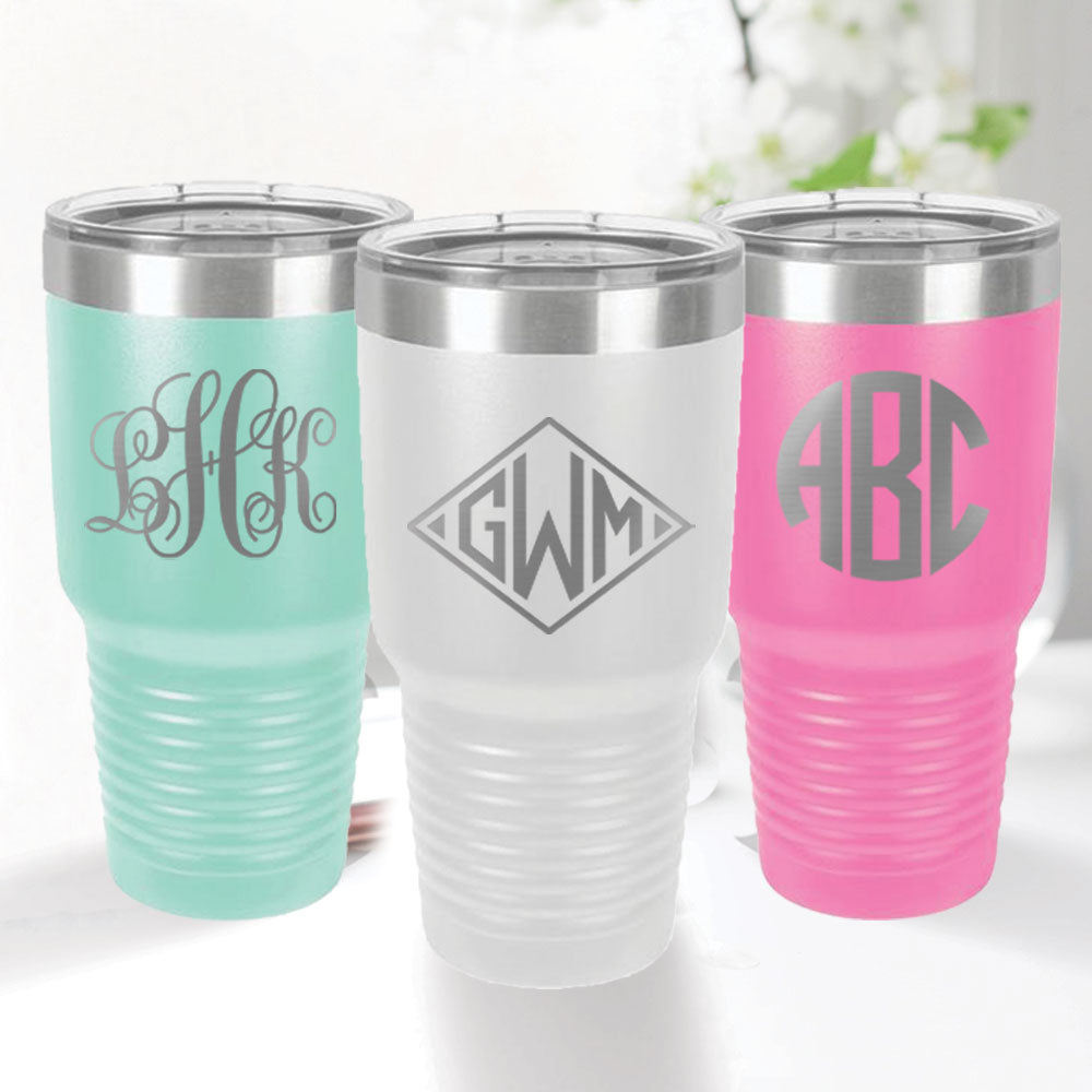 Monogrammed Tumbler - 30oz