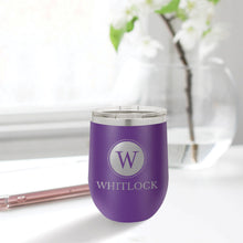 Load image into Gallery viewer, Monogrammed Tumbler - 12oz
