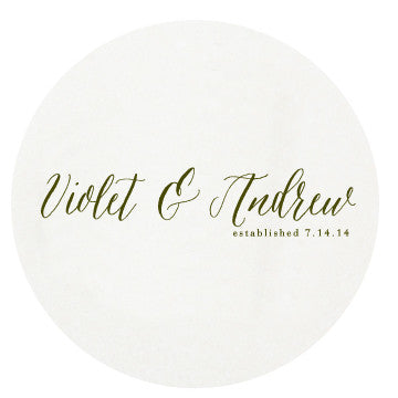 Letterpress Coasters - Wedded Bliss