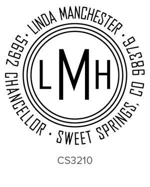 Custom Address Stamp CS3210