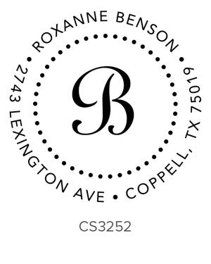 Custom Address Stamp CS3252