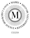 Custom Address Stamp CS3259