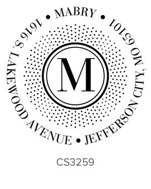 Custom Address Stamp CS3259