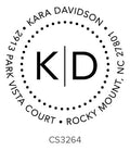 Custom Address Stamp CS3264