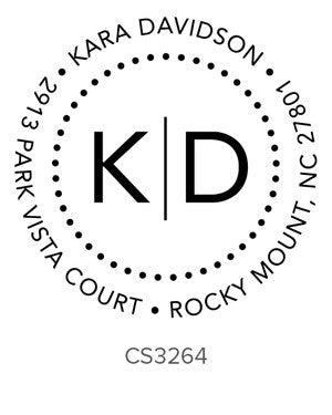 Custom Address Stamp CS3264