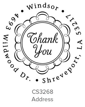 Custom Address Stamp CS3268
