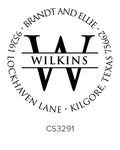 Custom Address Stamp CS3291