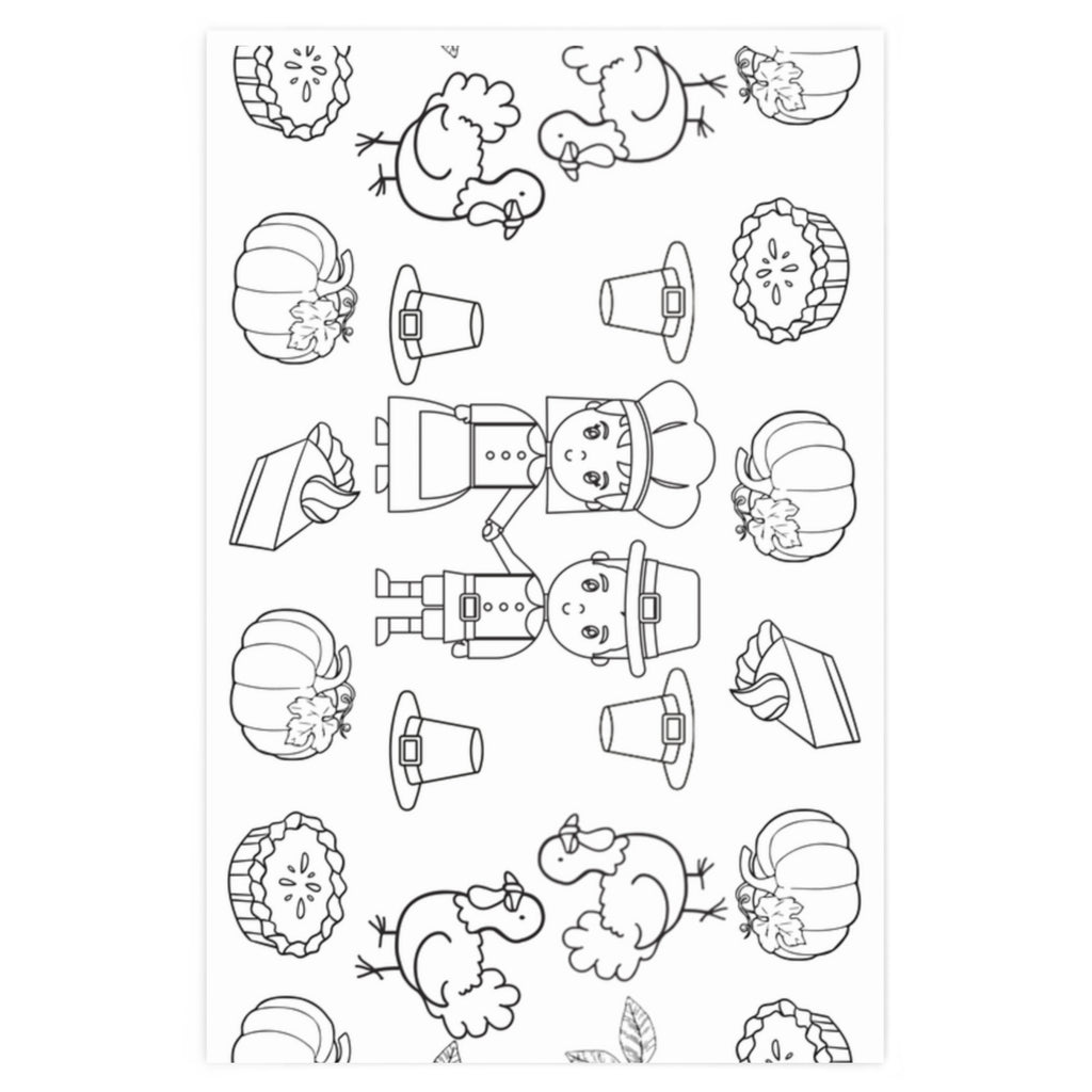 Thanksgiving Coloring Page