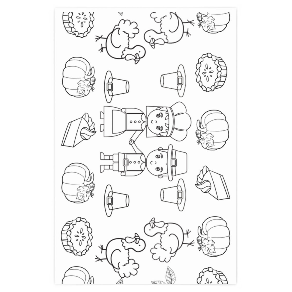 Thanksgiving Coloring Page