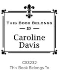 Custom Book Lovers Stamp CS3232