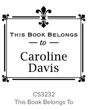 Custom Book Lovers Stamp CS3232