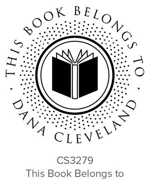 Custom Book Lovers Stamp CS3279