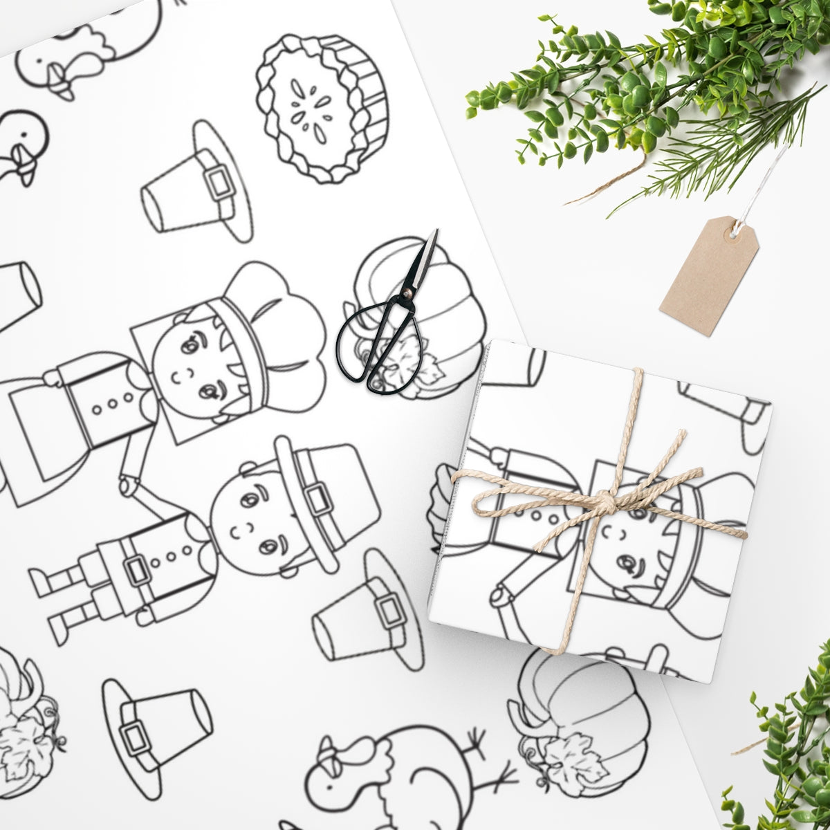 Thanksgiving Coloring Page