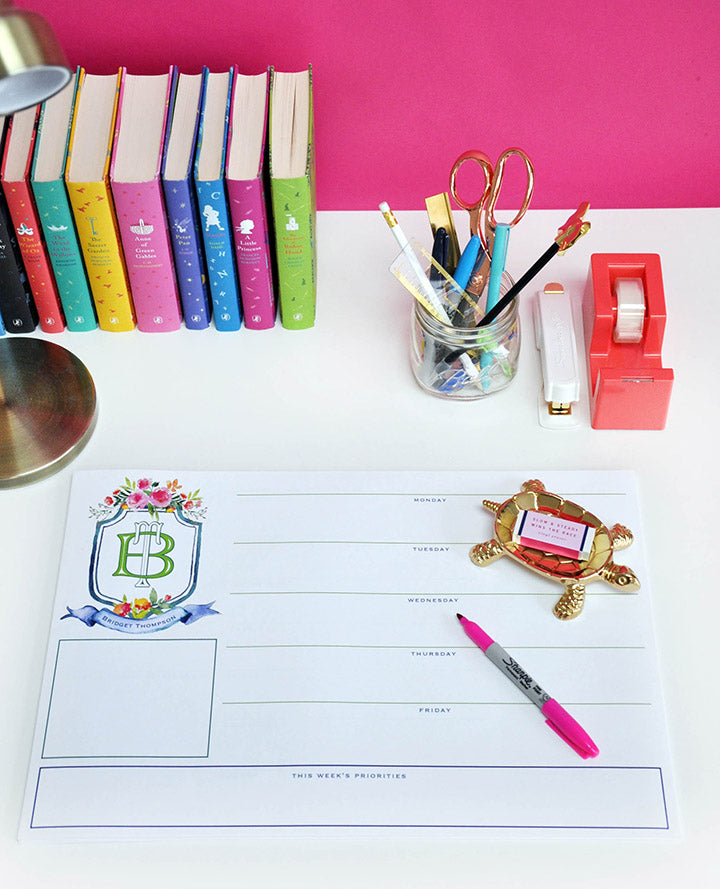Crest - Personalized Desk Pad