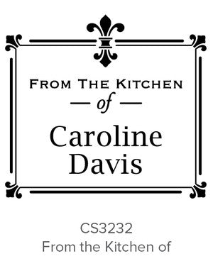 Custom Kitchen + Craft Stamp CS3232