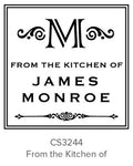 Custom Kitchen + Craft Stamp CS3244