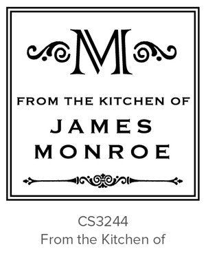 Custom Kitchen + Craft Stamp CS3244