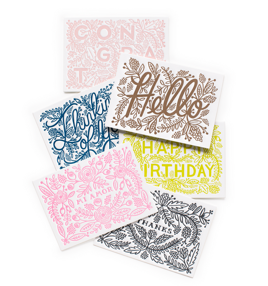 Rifle Paper Co. Letterpress Boxed Notes