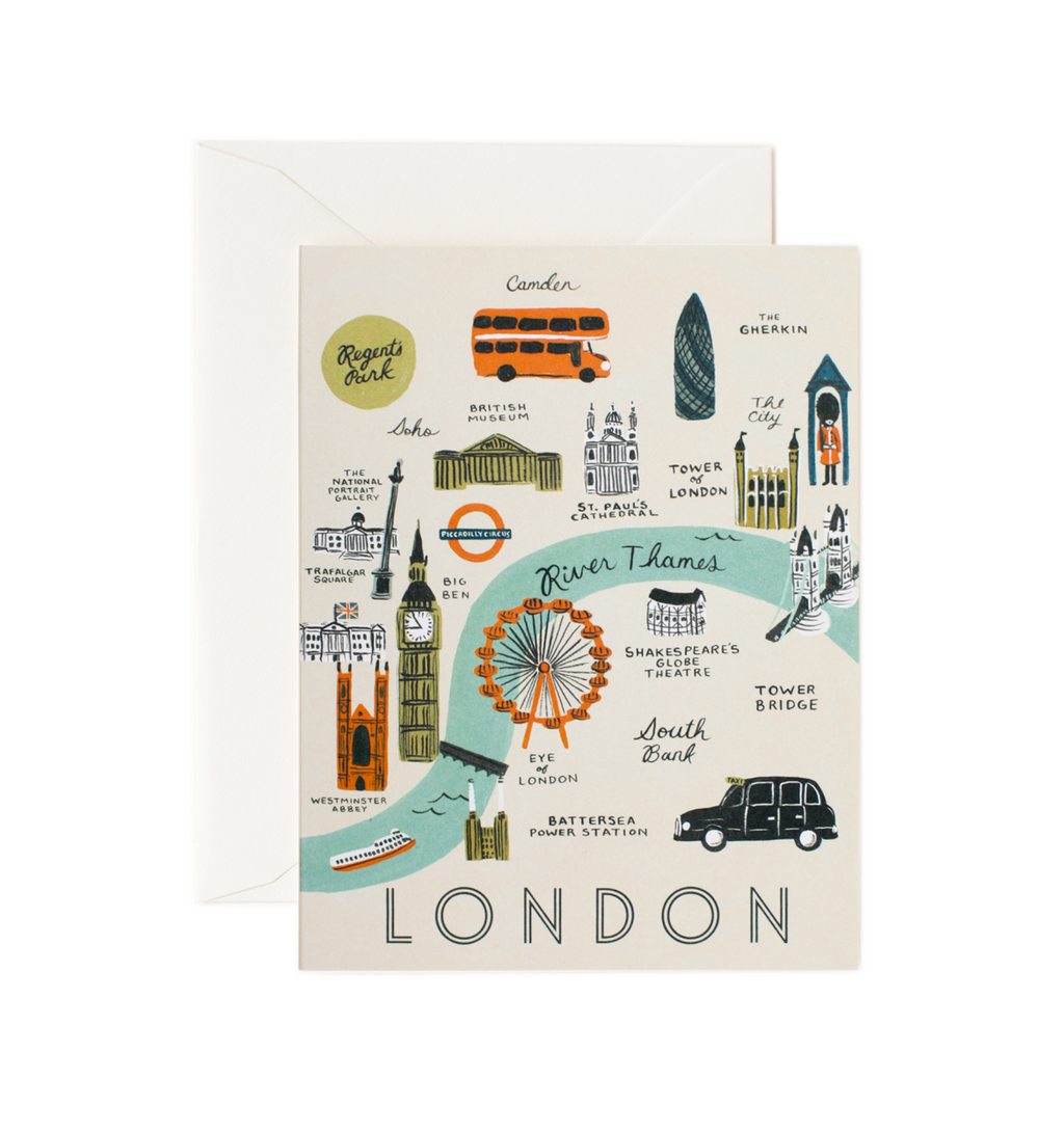 Rifle Paper Co. City Maps Boxed Note Cards