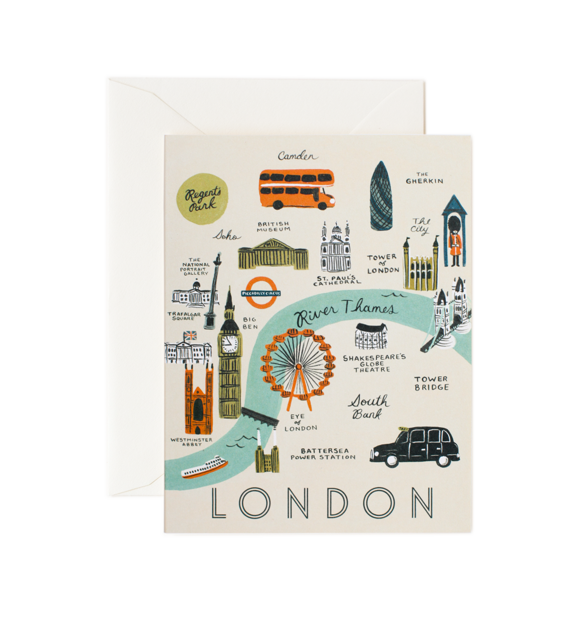 Rifle Paper Co. City Maps Boxed Note Cards