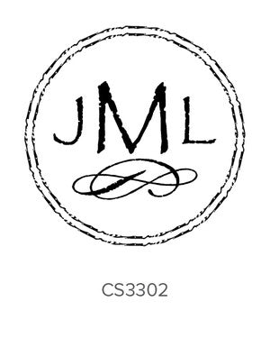 Custom Monogram Stamp CS3302