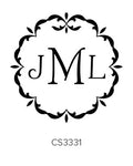 Custom Monogram Stamp CS3331