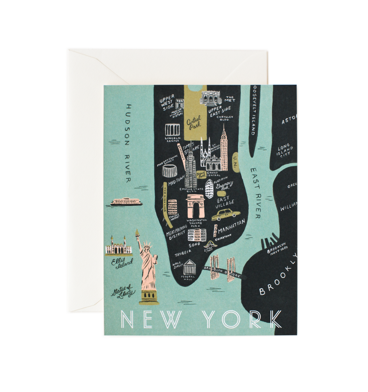 Rifle Paper Co. City Maps Boxed Note Cards