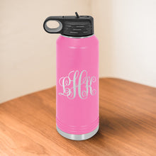 Load image into Gallery viewer, Monogrammed Water Bottle - 32 oz
