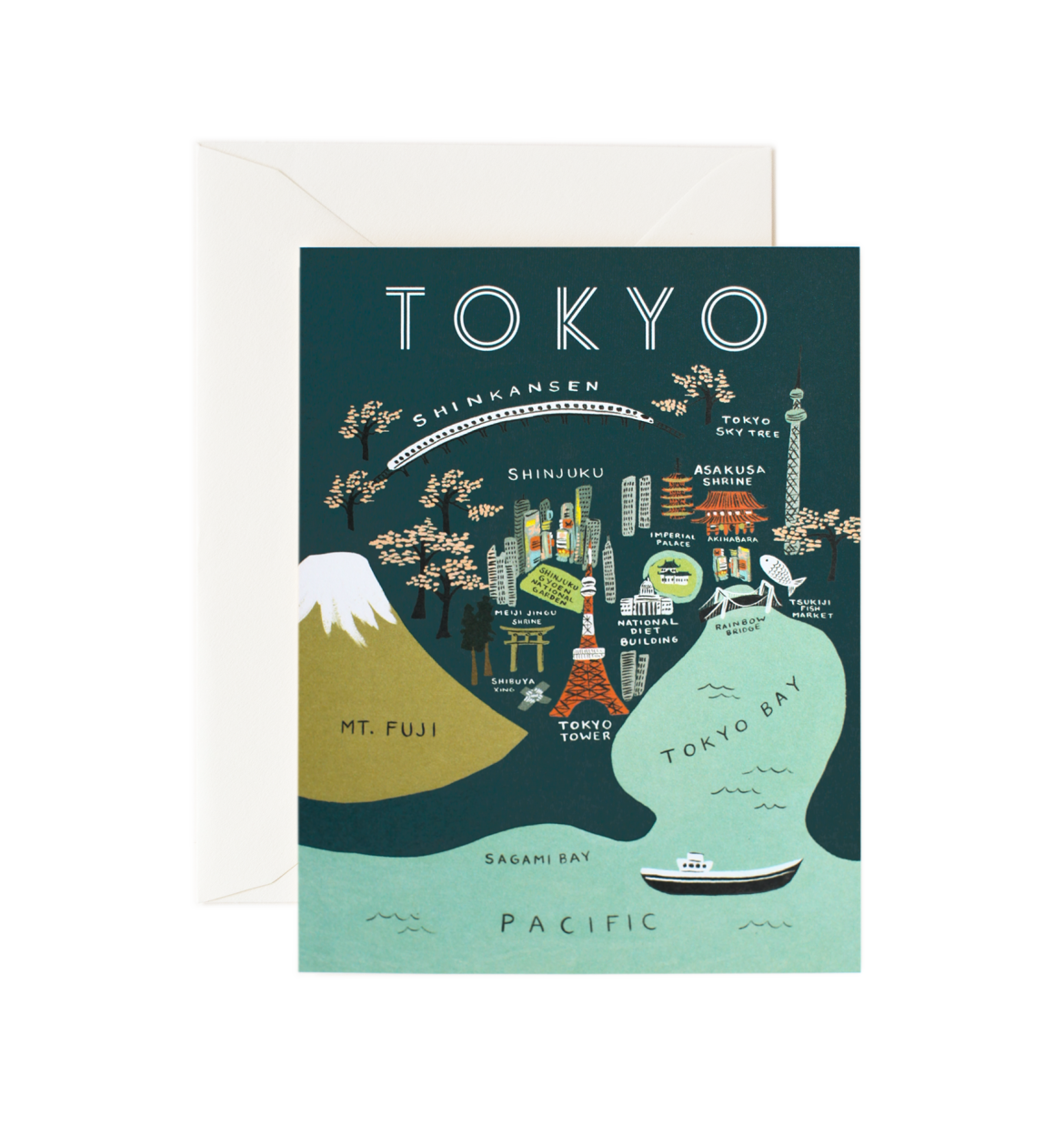 Rifle Paper Co. City Maps Boxed Note Cards