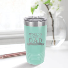 Load image into Gallery viewer, World&#39;s Best Dad 20oz Tumbler
